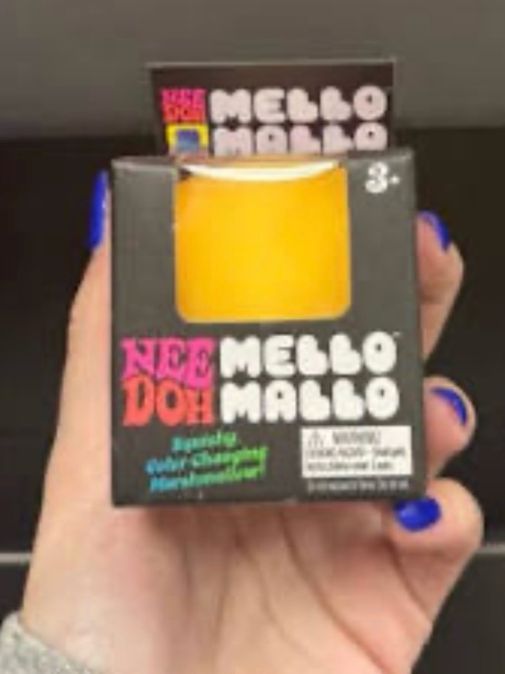 Nee Doh Mello Mallo Stress Ball - Colour Changing Marshmallow